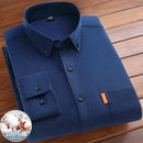 Men's shirt long sleeve 100% cotton spring/summer Oxford woven non-ironing anti-wrinkle Business casual high quality