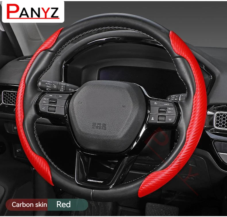 Car Suede Steering Wheel Cover Summer Sweat-absorbin For  Chevrolet Spark Silverado Trailblazer Cruze Captiva Lacetti Aveo