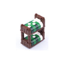 MOC City Building Blocks Accessories Mahjong Machine Plant Sofa Bed Piano Refrigerator Kitchen Toy Brick Florist Bar X009 TV Set