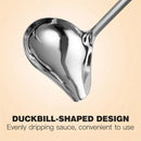Ladle Gravy Spoon Sauce Spoons Serving Soup Pour Spout Ladles Steel Stainless Drizzle Boat Punch Kitchen Culinary Ladle Scoops