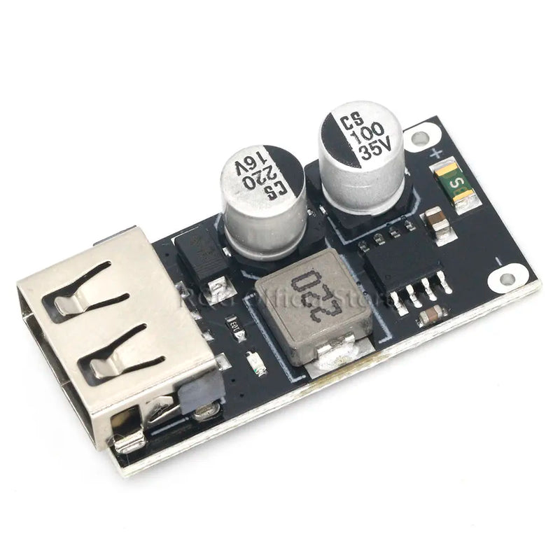 QC3.0 QC2.0 USB DC-DC Buck Converter Charging Step Down Module 6-32V 9V 12V 24V to Fast Quick Charger Circuit Board 3V 5V 12V