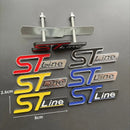 3D Metal Logo ST Line Badge Car Trunk Front Grill Emblem For Ford Focus MK4 PUMA Mondeo Kuga Fiesta ST Line Sticker Accessories