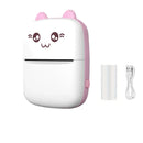 Mini Printer, Portable Thermal Photo Printer, Inkless Sticker Maker Machine for Notes, Photos, Stickers, Labels