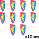 MOC Medieval Accessories Series Building Blocks Military Army Soldier Armour Shield Helmet Sword Crown Weapon Knight Bricks Toys