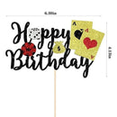 Casino Table Runner Decor Las Vegas Table Cover Poker Night Themed Table Decoration Casino Playing Card Birthday Party Supplies