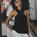 Women s Casual V-Neck Sleeveless Knit Tank Top Solid Color  Fit Sweater Vest Streetwear Fashion Summer Wear