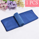Cooling Towel Instant Relief Microfiber Cool Towels Chilling Neck Wrap Ice Cold Rags for Sports Fitness Camping RIDE Hiking 1/10