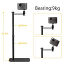 145cm Projector Tripod Stand Laptop Tripod Adjustable Height 23 to 63" Standing Desk Outdoor Computer Desk Stand for Studio