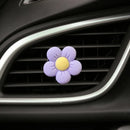 Cute Flower Car Perfume Clip Aromatherapy Air Conditioning Ventilation Ornaments Car Interior Decoration Supplies Car Scent