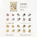 20pcs/lot Kawaii Stationery Stickers  A Poem of Flowers Junk journaling stickers Planner Decorative Mobile Scrapbooking Supplies
