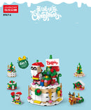 Christmas Village Building Set Tree House Mini Bricks Building Blocks Toys for Children Girls 7 to 10 Year Adults Block Boy Gift