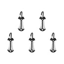 1/5Pcs Adjustable Plank Floor Spring Fishbone Anchor Tent Pegs Buckle Outdoor Awning Deck Stakes Fixed Nails Camping Tent Hooks