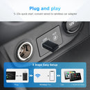 2 in 1 Wireless Carplay Android Auto Adapter Wired To Wireless Mini USB Dongle for Cars with Factory Wired CarPlay Android Auto