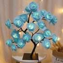 LED Table Lamp Rose Flower Tree USB Night Lights Christmas Decoration Gift for Kids Room Rose Flower Lighting Home Decoration