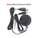 Penetrable 25mm Wooden Motion Sensor Switch 5V 12V 24V Hand Sweep Wireless Touch Dimmer Switch for Furniture Lighting ON/OFF