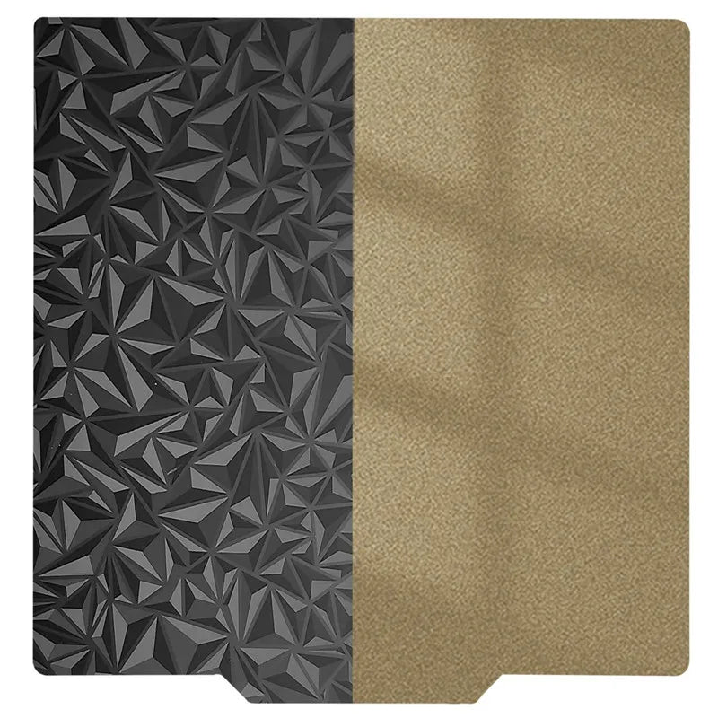 ENERGETIC Upgraded PEY PET PEO PEI Sheet 120x120mmm Textured PEI and Smooth PEY Build Plate Spring Steel Print Bed for Voron V0