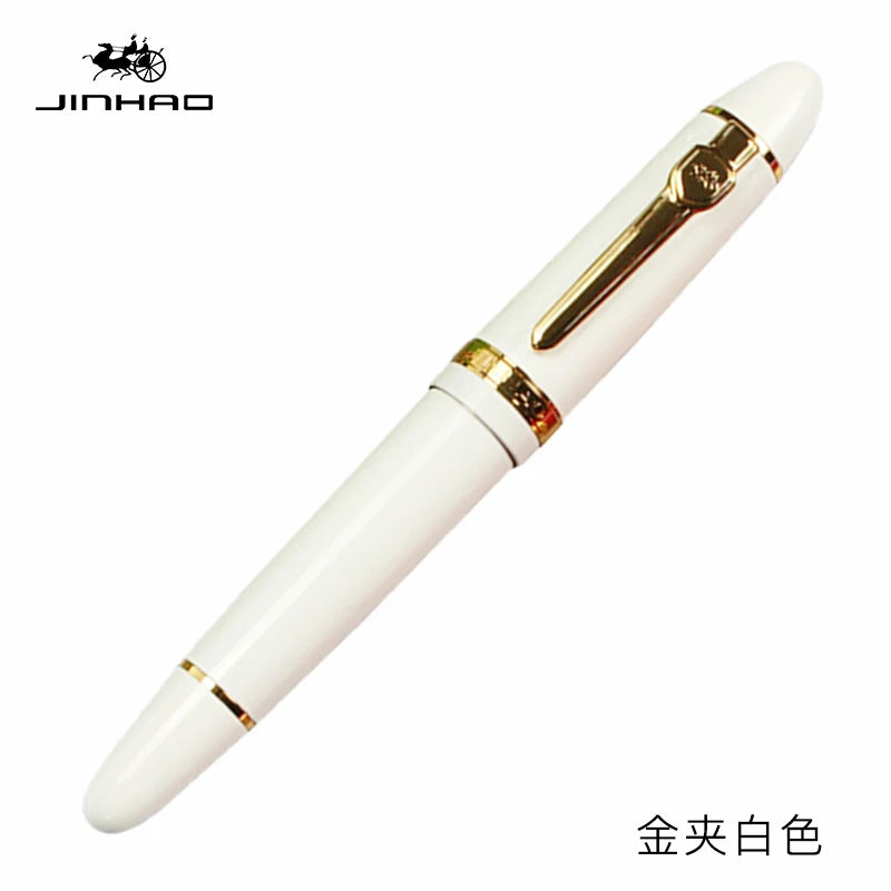 Jinhao Luxury 159 Fountain Pen High Quality Metal Inking Pens for Office Supplies School Supplies Stationery Pens for Writing