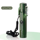 Arc Usb Lighter Camping Outdoor Survival Plasma Lighter With Flashlight Compass Survival Lighters Waterproof And Windproof