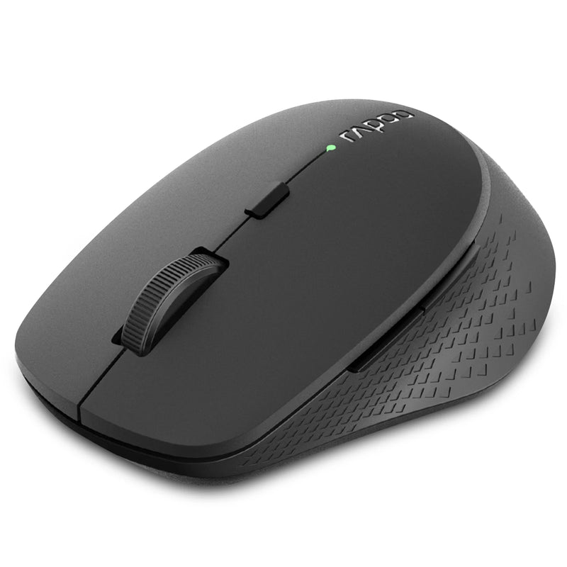 Rapoo M300G Silent Wireless Mouse 2400 DPI Multi-mode Bluetooth Mouse Portable Optical Mice Ergonomic Design Support 2 Devices