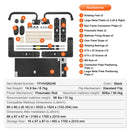 SucceBuy Murphy Bed Kit Full Size Vertical Deluxe DIY Wall Mechanical Hardware Pneumatic Lever Heavy Duty Frame for Guestroom