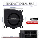 Gdstime 40mm Fan 4020 Fan 24V 12V 5V DC Cooling Fan 40MM*20MM Turbo Blower 4CM Cooler for 3D  Printer Part&Graphic Card Cooling