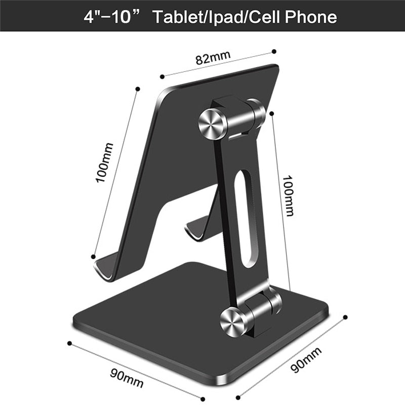 Metal Desk Mobile Phone Holder Stand For iPhone iPad Xiaomi Adjustable Desktop Tablet Holder Universal Table Cell Phone Stand