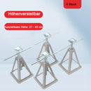 4 Pack Caravan Support Stand RV Stabilizer Jacks 3600 kg Aluminum RV Leveling Jacks Stack for RV Travel Trailer Camper Jack
