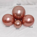 5/10/12/18 Inch Metallic Balloon Chrome Mermaid Theme Metal Air Latex Balloons Wedding Birthday Party Decoration Baby Shower