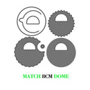 Easter Bunny Rabbit Basket dome candy holder Metal Cutting die for Thanks card Making