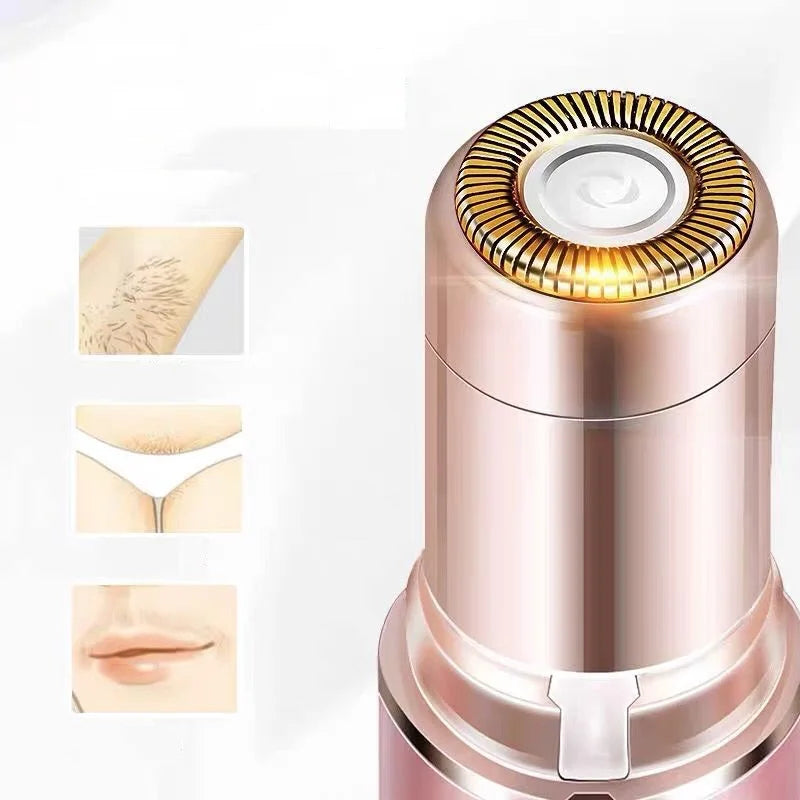 Portable Mini Lipstick Shape Electric Epilator Safe Painless Women Shaver Body Facial Bikini Underarm Hair Removal Shaving Tool