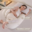 Pregnancy Pillow Maternity Pillow for Side Sleeping Soft Pregnancy Body Pillow Maternity Pillow w/ Detachable Adjustable Pillow