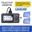 MUCAR CDE900 Pro Obd2 Scanner Auto Car Diagnostic Tools Scanner Automotive OBD Tool Code Reader 28 Reset Full System Diagnosis