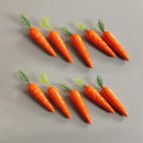 10Pcs Artificial Carrot Fake Foam Vegetables Mini Carrot Easter Decoration Party Doll House Accessories Food Photography Props
