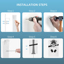 For PS5/PS5 Slim/PS5 Pro Wall Mount Storage Bracket Controller Headset Hook Host Wall Mount Bracket Host Stand for PlayStation 5