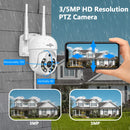 Hiseeu 3/5MP WiFi Security Surveillance Camera System Kit Motion Tracking Color Night Vision 16CH NVR Wireless CCTV Cameras Set