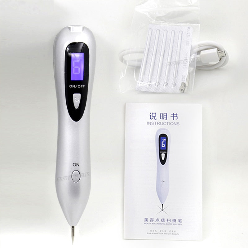 6 level Spot Remover Laser Plasma Pen Skin Care Mole Removal Dark  Skin Wart Tattoo Removal Tool Laser Plasma Beauty Care gun