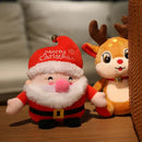 New  Lovely Santa Claus & Elk Plush Toys Stuffed Animal Doll Christmas Gifts For Children Kids Home Decoration High Quality