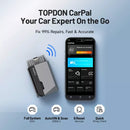 TOPDON CarPal OBD2 Code Reader Scanner Car Health Check Smog Check Battery Test Full System Scan 6 Reset Services
