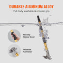 SucceBuy Drywall Flat Box Handle 40''-64'' Anodized Aluminum 5-Section Length Adjustable Non-Slip Grip for Plasterboard