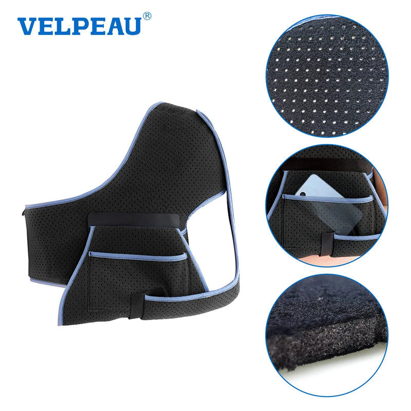 VELPEAU Shoulder Sling Brace for Rotator Cuff Break, Arm Injury and Fracture Arm Immobilizer Breathable and Soft for Sleeping