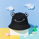 2023 New Parent-Child Frog Bucket Hats With Eyes Summer Foldable Lightweight Sun Hat Fishing Caps For Women Teens Adult Kids
