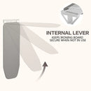 Foldable Wall Mounted Rotating Ironing Board Easy Installation Ironing Station Laundry Room Space Saver Gray 39"x12"