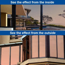 Black Silver Building Window Privacy Film Mirror Effect Reflective Insulation Foil One Way Vision Sun Protection Glass Sticker