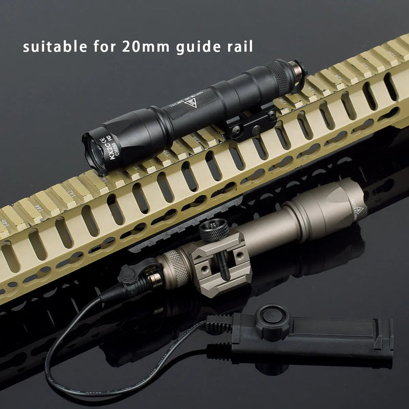 Tactical Scout Light SureFire M600 M600B M600C Dual Pressure Switch Airsoft AR15 Rifle Hunting Weapon Flashlight LED SF Gun Lamp