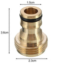 5/1Pcs Universal Kitchen Faucet Adapters Brass Tap Connector Mixer Hose Adaptor Garden Threaded Faucet Watering Garden Tools