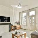 LED 40W Socket Ceiling Fan with Light, 20.5in Screw Ceiling Fans with Lights with Remote, For Bedroom/Garage/Kitchen