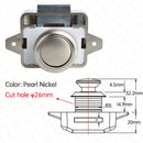 10PCS KAK Camper Car Push Lock 20mm RV Caravan Boat Motor Home Cabinet Drawer Latch Button Locks For Furniture Hardware