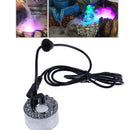 Halloween LED Water Fountain Pond Fogger Mini Mist Maker Fogger Pond Garden Nebulizer For Halloween Christmas Party Decoration