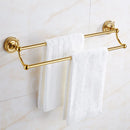 Gold Bath hardware Set Bathroom Accessories Shelf Soap Dish Toilet Paper Holder Soap Dispenser Robe Hook ELM53G