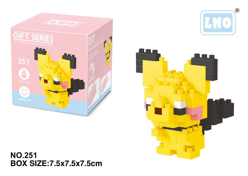 Pokemon Small Blocks Nanoblock Charizard Kyogre Groudon Rayquaza Model Education Graphics Toys for Kids Birthday Gift Toys